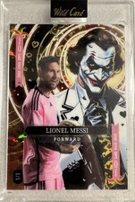 Lionel Messi-Forward-Miami FC•2025 Wild Card Jokers Wild•Cracked Ice-One of One