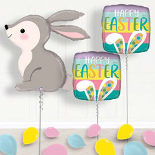 Easter Bunny Balloon Displays: Helium Balloon Package