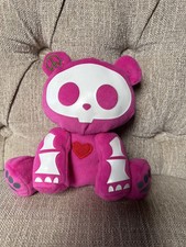 RARE Skelanimals Pink Plush Stuffed Animal Skeleton with Heart Star Kit The Cat