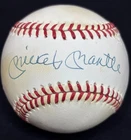 Mickey Mantle Autographed Baseball - Full LOA #ZZ92854 from JSA
