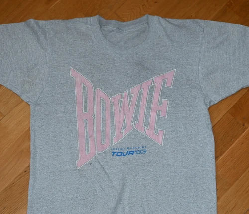 *1983 DAVID BOWIE* vtg original rare concert tour tee shirt 1980s vintage concert t-shirt, vintage, single stitch, B+ condition