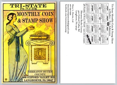 Continental Tri State Monthly Coin Stamp Show Postcard | eBay
