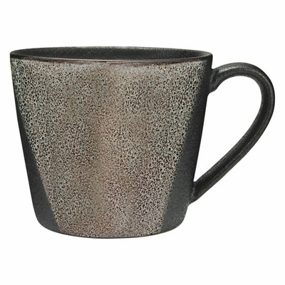 Maxwell & Williams Becher Umi kegelförmig, Tasse, Porzellan, Grau-Schwarz, 420ml