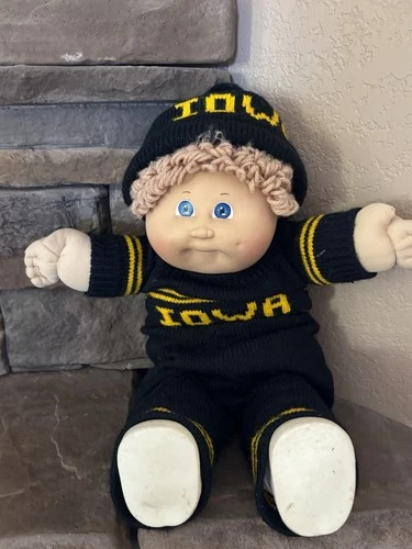 Cabbage Patch Kid Boy Blue Eyes 1978 1982 Iowa Outfit