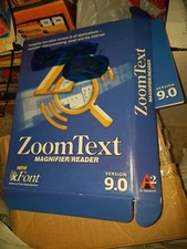 ZoomText MAGNIFIER / SCREEN READER Ver 9.0 Ai Squared Zoom Text Windows XP 