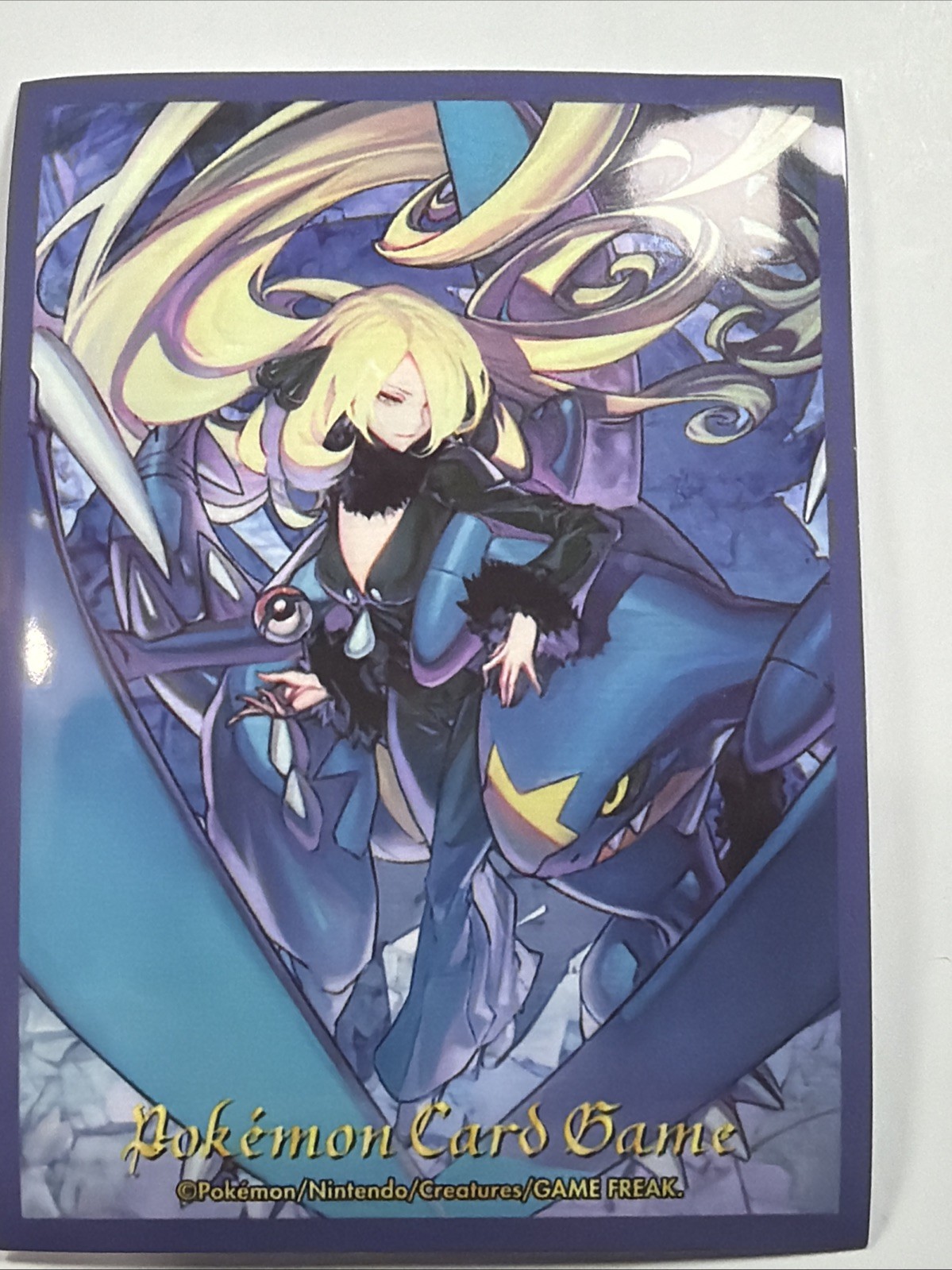Japanese Pokemon Center Cynthia & Garchomp Individual Card Sleeve (2022)X1 (J5)