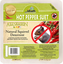 DD-25 Hot Pepper Suet Cake, Natural Blend Squirrel Repelling Capsaicin and All-S