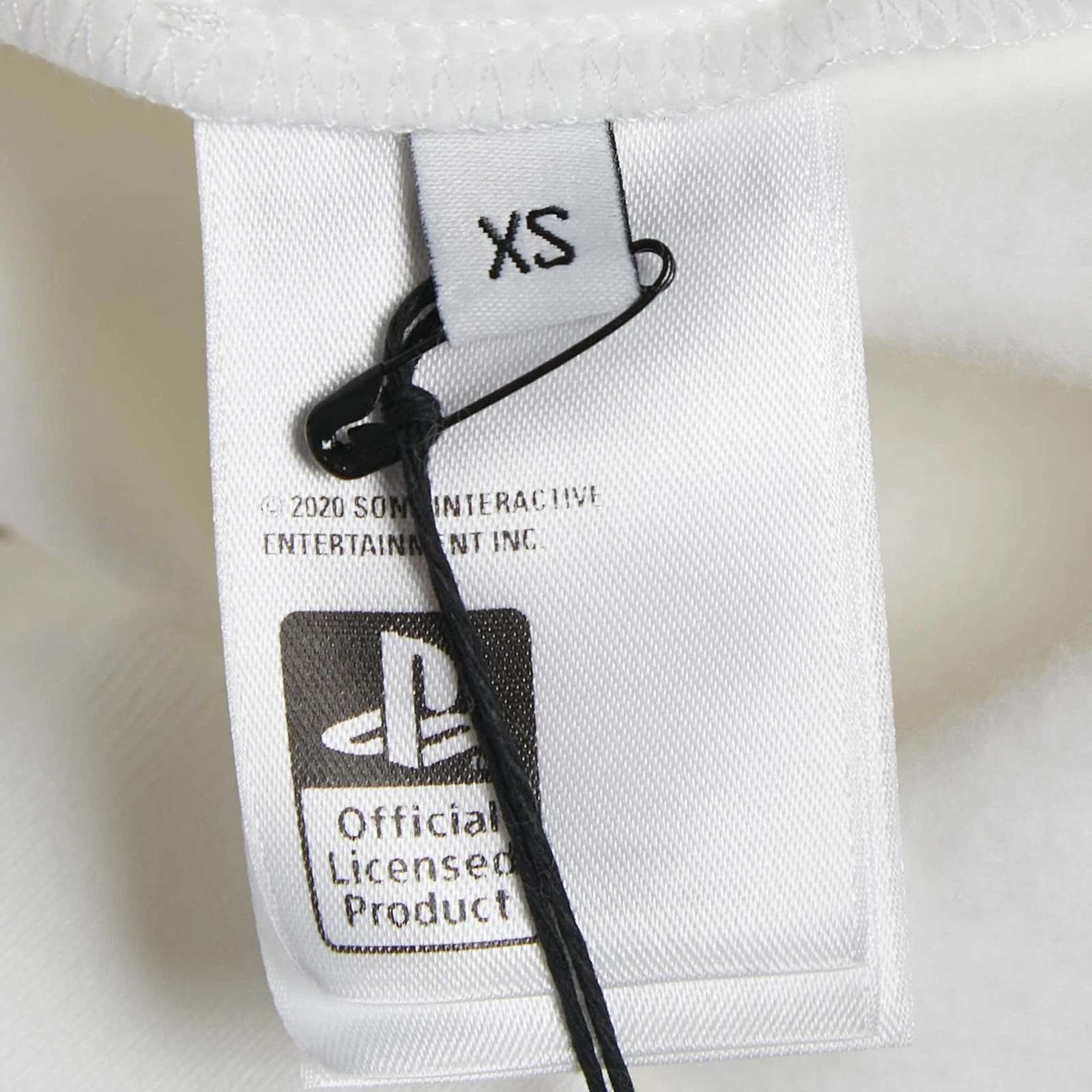 Felpa con cappuccio oversize Balenciaga X Sony PS5 bianca in cotone stampato XS