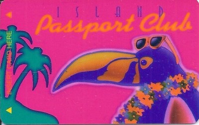 Treasure Island Casino - Red Wing, MN - 2b Issue Slot Card, Mfg ERR: Missing Mag
