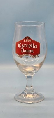 Estrella Damm Bierglas Brauerei Bier Glas alt