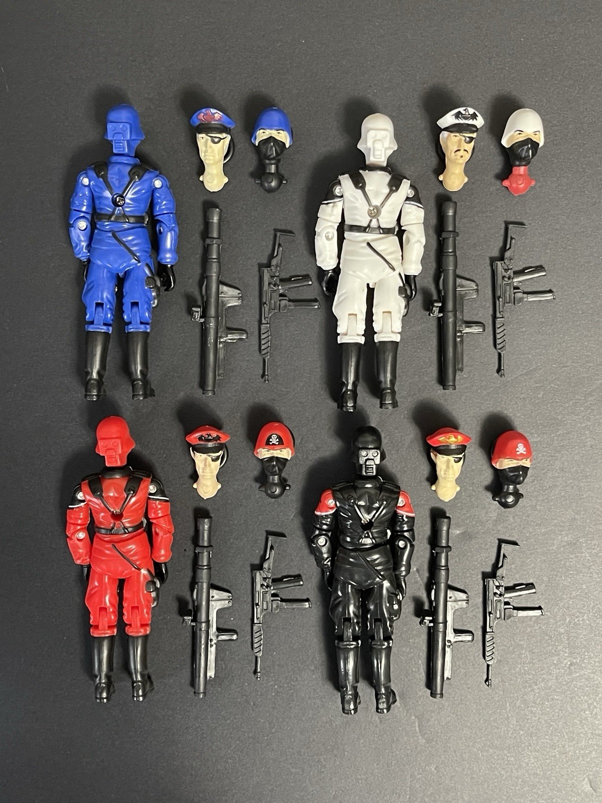Gi Joe LadyJayeToys Shadow Trooper 4 Pack Red Shadow Trooper Lanard Fox