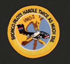 USMC Marines Marine Corps Bronco Pilots Handle Twice As Much Tail Military Patch