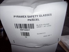 PYRAMEX SAFETY GLASSES 1 SB7320DT SMOKE ANTI FOG LENSES PMXCEL CASE DISCOUNT