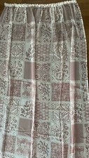 bpc living curtain sheer curtain tulle chocolate brown white classy 140x245cm