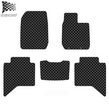 ISUZU D MAX FULL SET FLOOR MATS RUBBER HEAVY DUTY 3MM (2024 ON) BLACK 1269