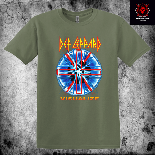 Def Leppard - Visualize Classic Rock Album Band Unisex Cotton T-SHIRT S-3XL 🤘 - Picture 9 of 12