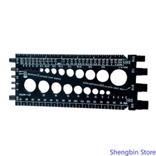 Nut Bolt Size Checker Gauge for Metric and Imperial Thread Tester Easy Size L2i9