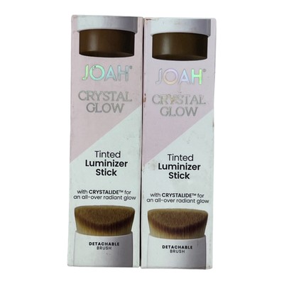 Joah Crystal Glow Tinted Luminizer Stick Mocha JCG400 Lot Of 2