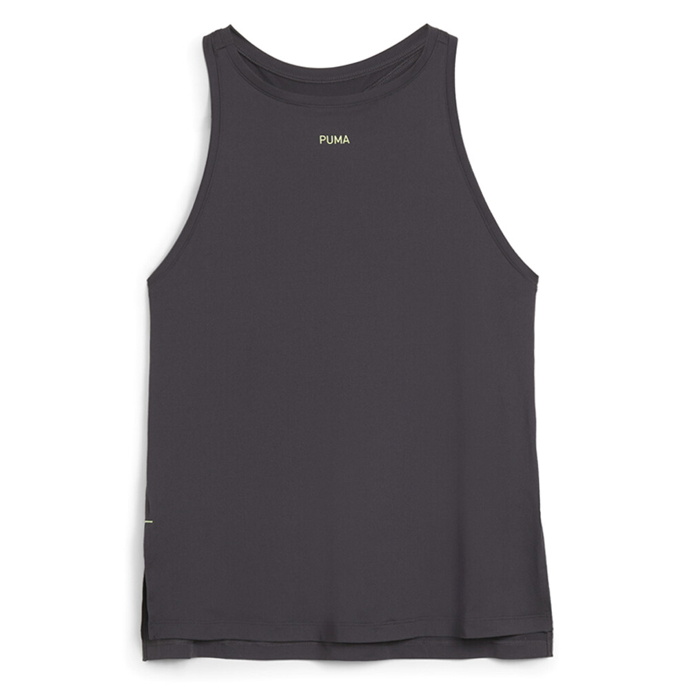 Спортивная майка Puma Cloudspun Racerback с круглым вырезом горловины, женская серая повседневная спортивная майка Athleti