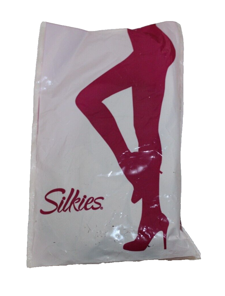 Silkies Womens Knee Hi Size Queen Bronze Beige Nylon USA Pair Pack 001402