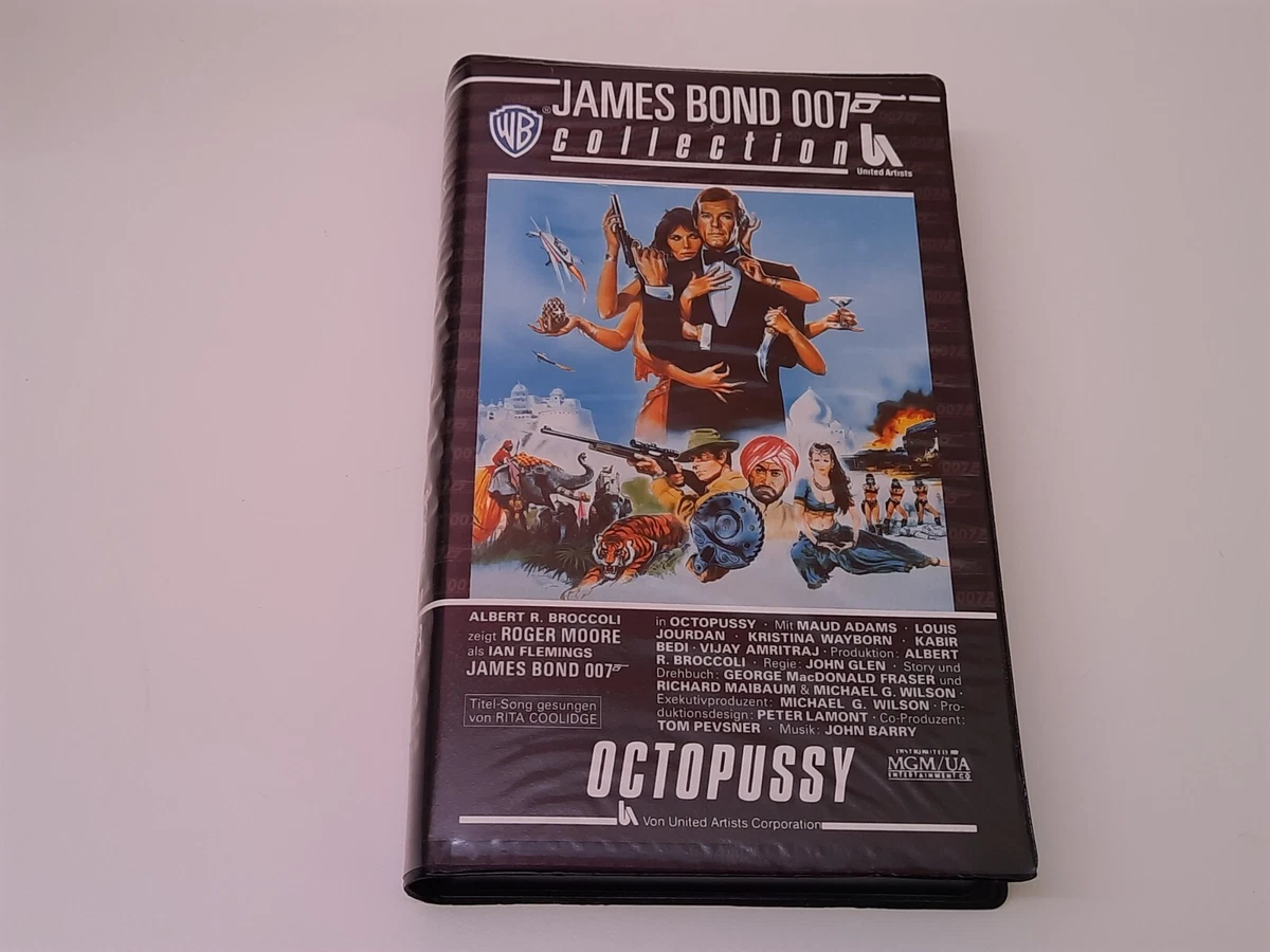 James Bond 007 Octopussy 1983 VHS German PAL Warner Home Video 
