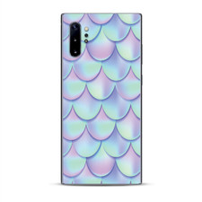 Skins Decal Wrap for Samsung Note 10 Plus mermaid scales blue pink