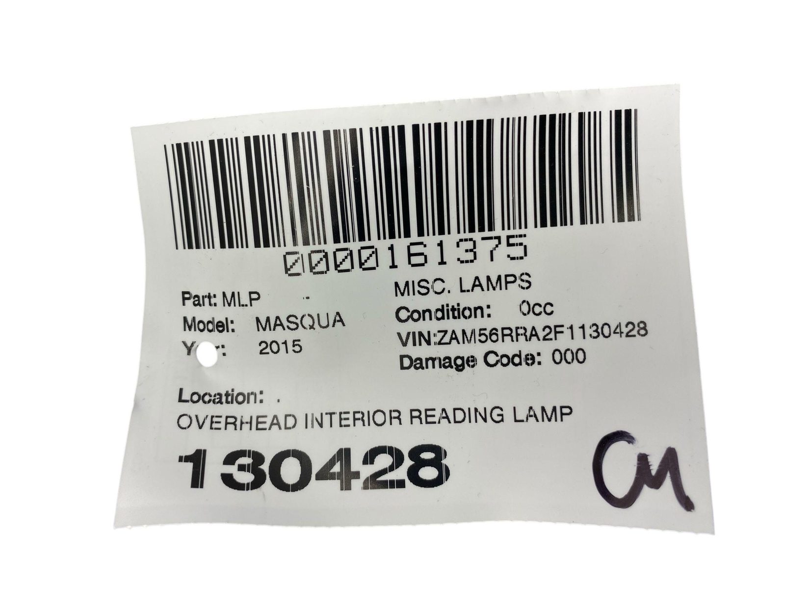 Maserati Quattroporte 2013-2015 Dome lights Set