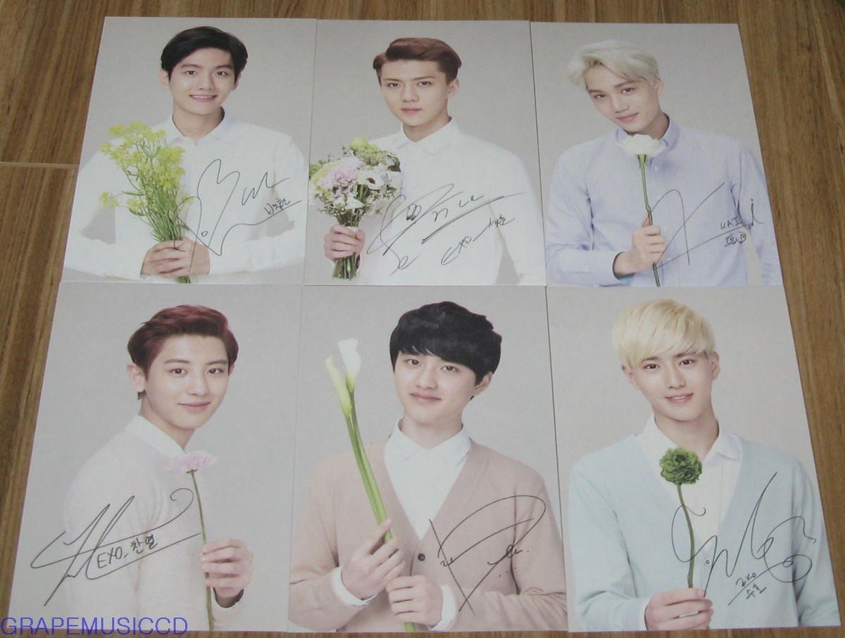 EXO EXOclusive postcards set ポストカードセット Exo Postcard Set | eBay