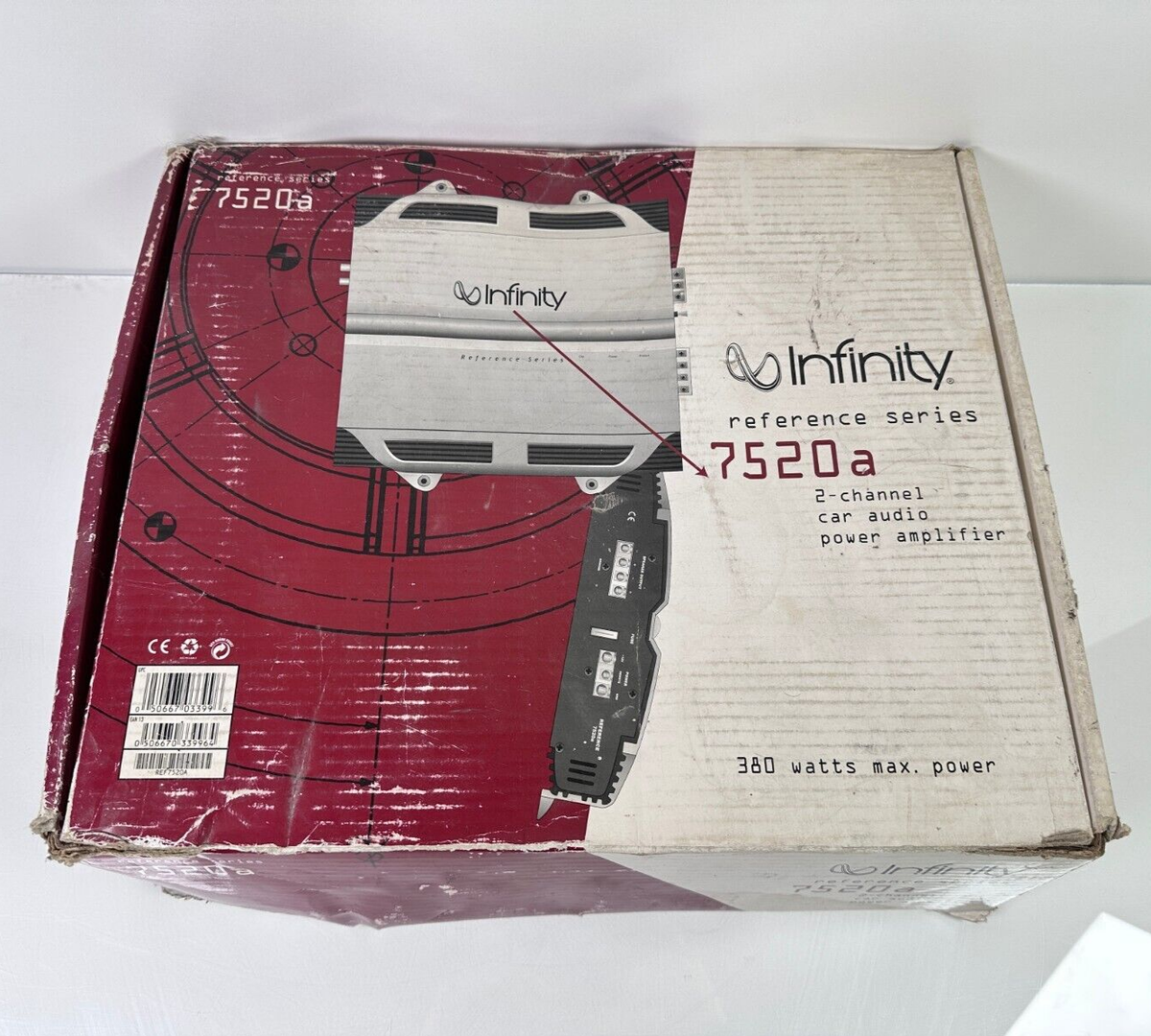 NEW) Infinity Car Amplifier Reference Series 7520a 2-channel, 111
