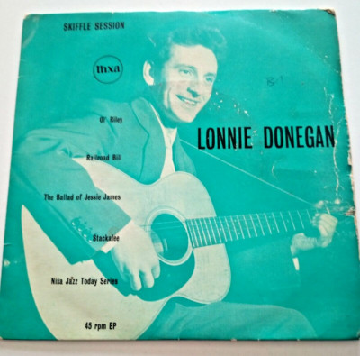LONNIE DONEGAN - SKIFFLE SESSION NIXA 45 RPM EP GREAT CONDITION