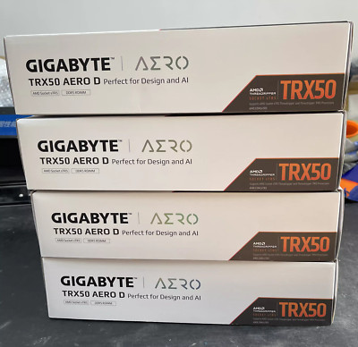 Gigabyte TRX50 AERO D Support AMD Ryzen Threadripper PRO 7000 CPU 7960x/7970x