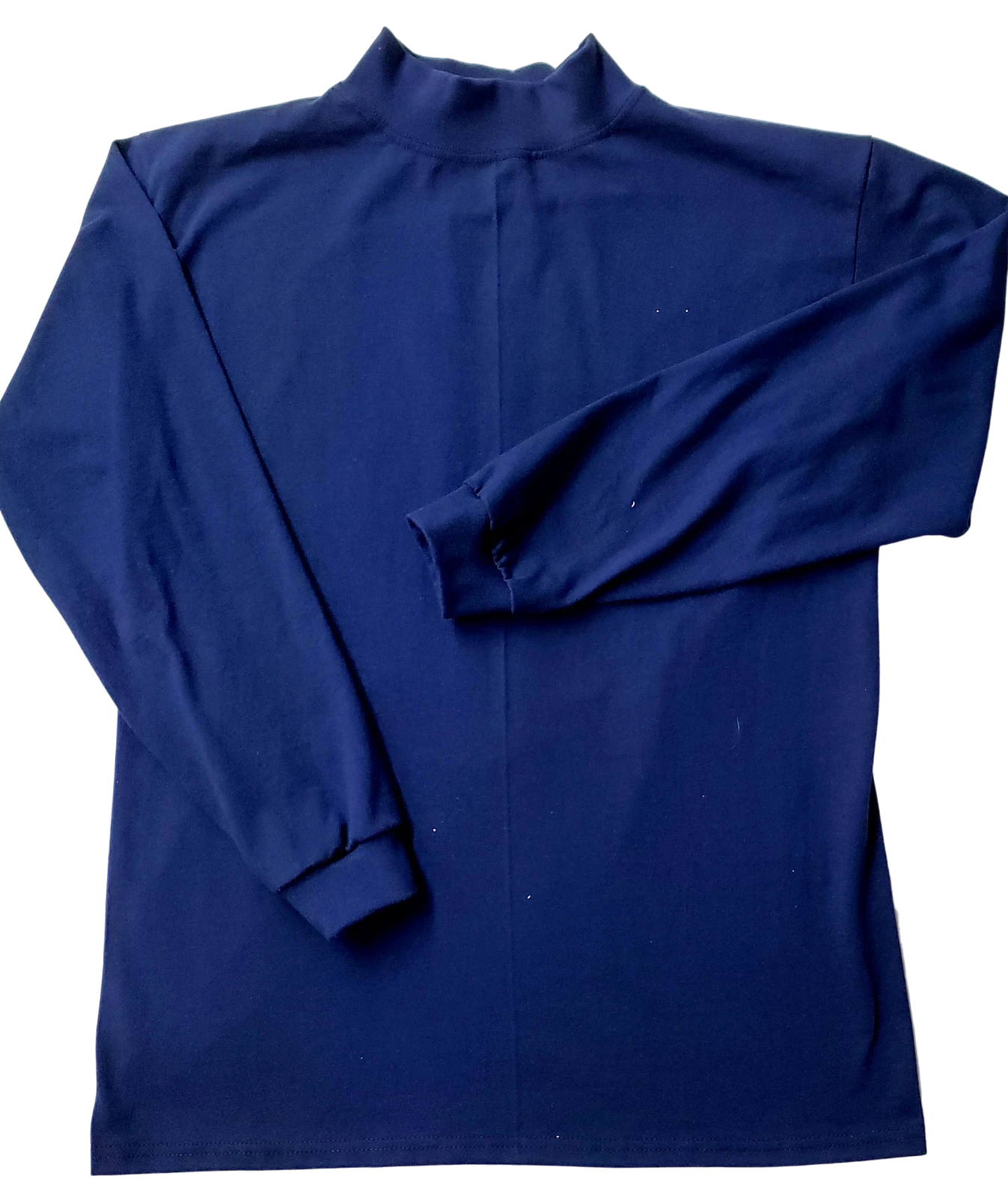 Men's Mock turtleneck Long Slv Heavyweight Ctn Top.  Size S to 3XL. Made in USA image 1