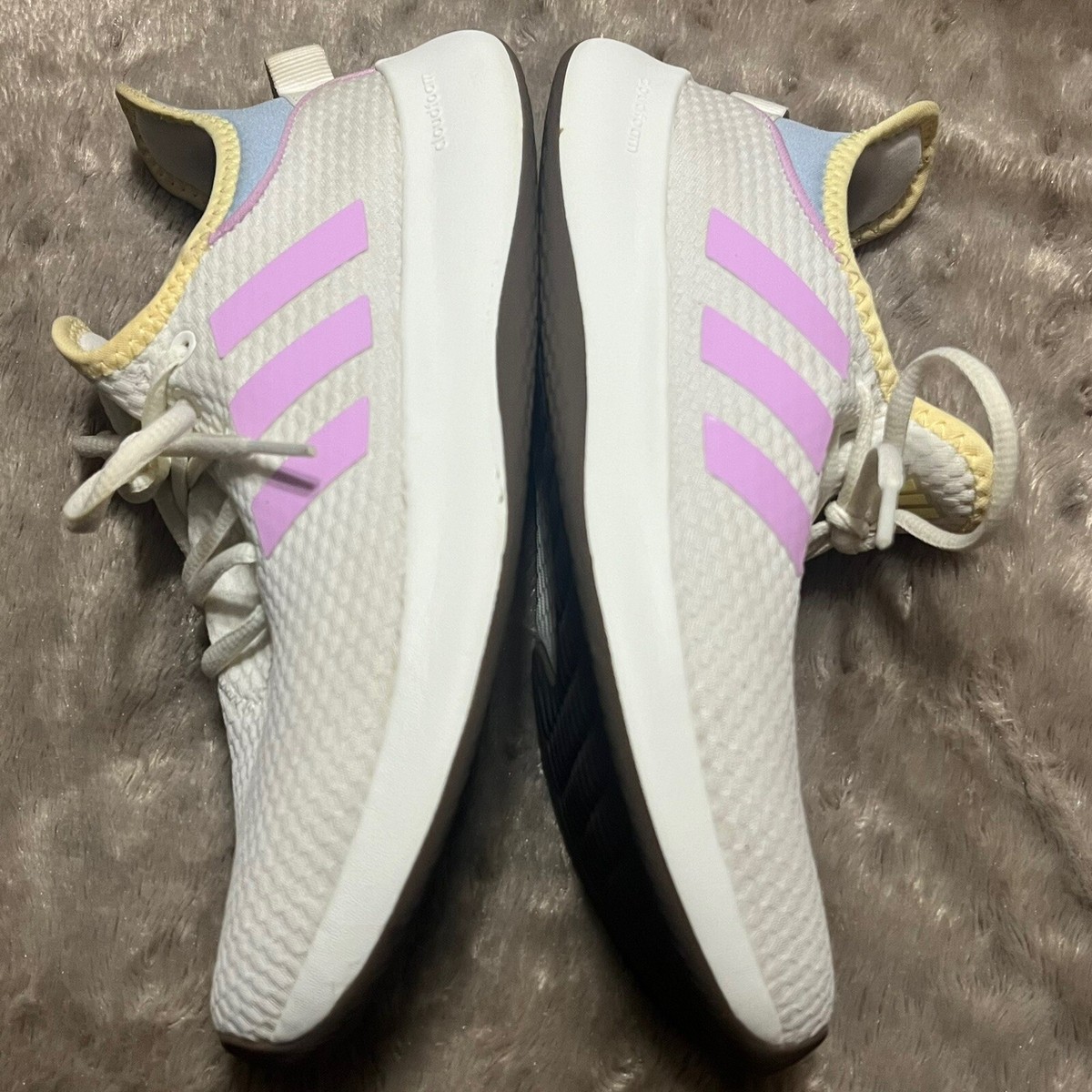 Adidas Cloudfoam Pure SPW Off White Bliss Lilac Running