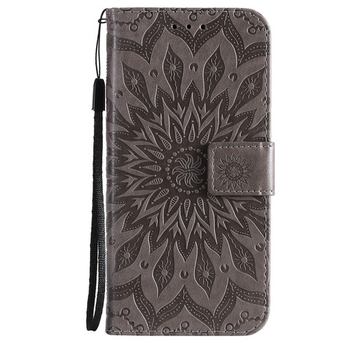 Sun Flower Pattern PU Leather Flip Wallet Case Cover for LG K12 Plus V40 K10 V30 - Picture 8 of 20