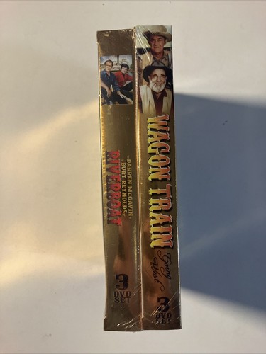 Wagon Train Going West And Riverboat Combo 6 DVD Boxed Set New Sealed - Picture 4 of 6