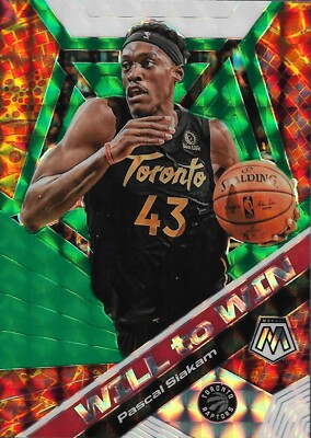 Paskal Siakam Mosaic 19-20 #8 Will to Win Green Mosaic Prizm Toronto Raptors