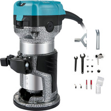 VEVOR Rifilatore Fresatrice Verticale per Legno Elettrica, 220V 710W Velocità 13