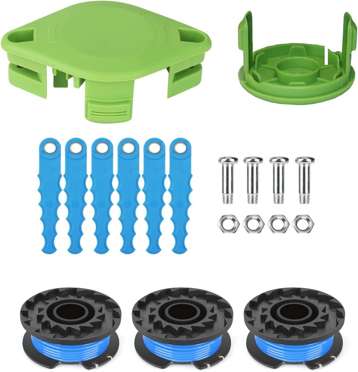 Quick Spool Cap Yardworks Trimmer Spool Cap Sufanic 8-Pack Weed Eater Spool For ...