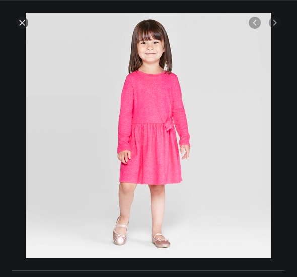 Cat & Jack Toddler Girls Long Sleeve Cozy Dress 12M AY15 eBay