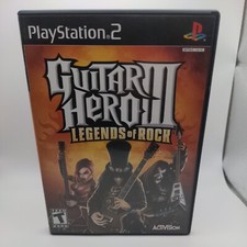 Guitar Hero 3 III: Legends of Rock (Playstation 2 PS2) Complete Manual Tested