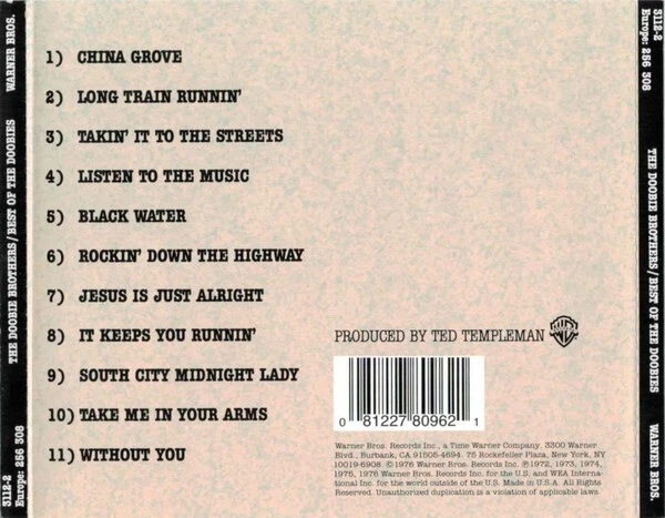 The Doobie Brothers Best Of The Doobies CD NEW SEALED Long Train Runnin'+ - Image 2 of 4