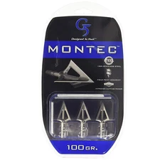 G5 Outdoors Montec 100% Stainless Steel Fixed Broadheads Broadhead -3/pack USA