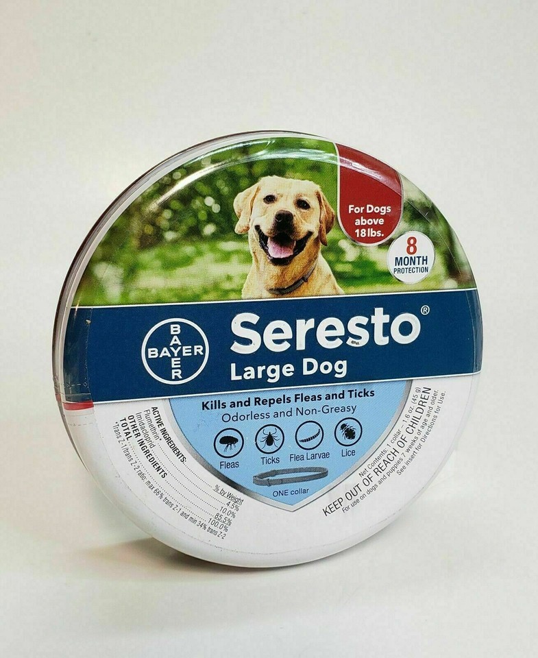 BAYER seresto Large dog Fleas&Ticks Collar for Dogs above 18 lbs eBay