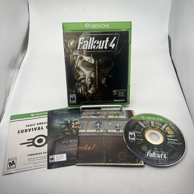 Fallout 4 - Xbox One Complete In Box CIB Includes Poster Excellent Condition!