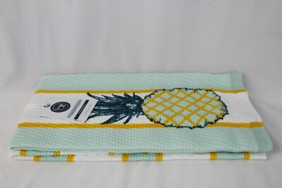 Sewing Down South Pineapple Stripe Kitchen Towels 2 pk