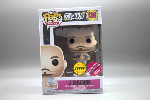 FUNKO POP ROCK | J Balvin | CHASE! | Green Hair | LIMITED EDITION | W/ Protector