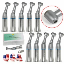 Dental Slow Low Speed Handpiece Contra Angle Push Button E-type Attach NSK STYLE