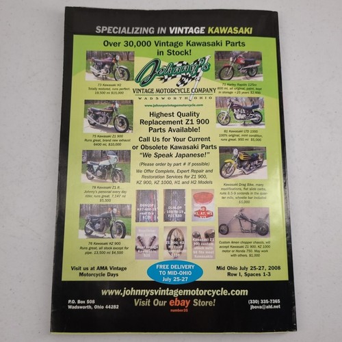 Walnecks Classic Cycle Trader Magazine June 2008 Vintage Japanese Motorcycle - Picture 6 of 6