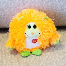 Ty Monstaz Chester Orange Green Plush Stuffed Animal. Monster. 2011