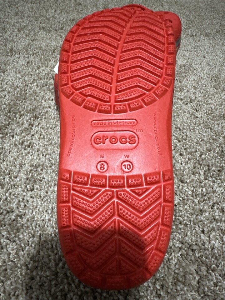 Lightning McQueen Crocs/Clogs Size 8M 10W New! eBay